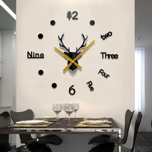 3D Wall Clock modern design